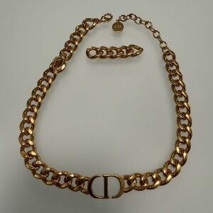 Dior Gold Chain Necklace